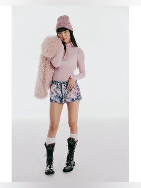 Free People We The Free Gallivanting Illusions Skort